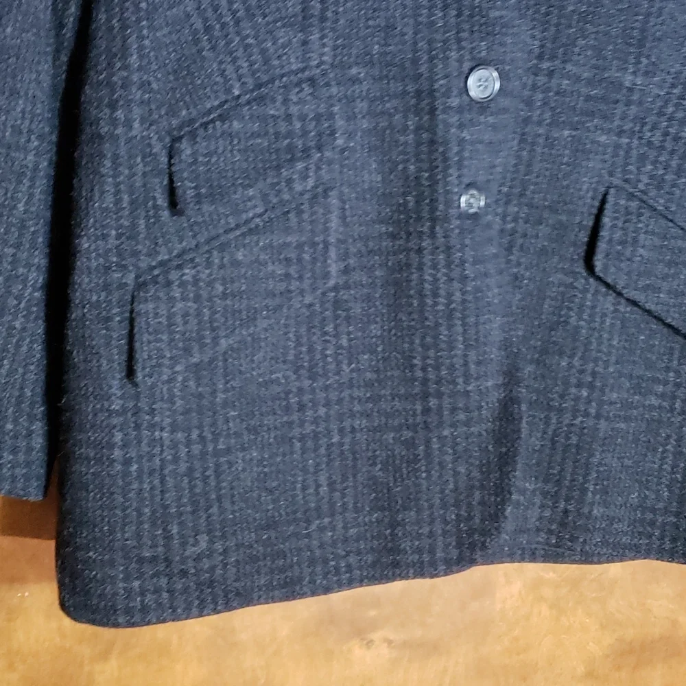 Lauren Ralph Lauren Women's Wool Coat Black Size 16W - Picture 2 of 4